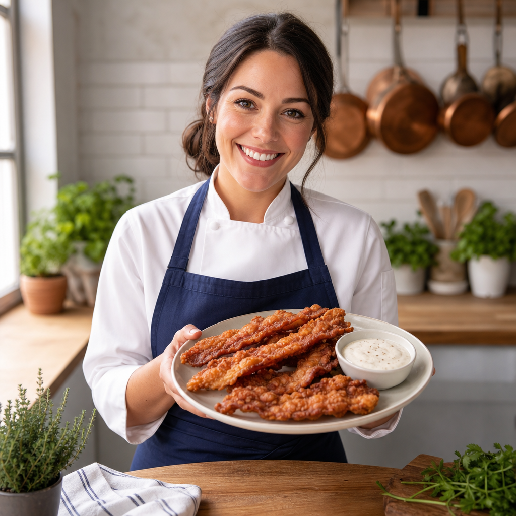 Chef Emily presents Chicken Fried Bacon