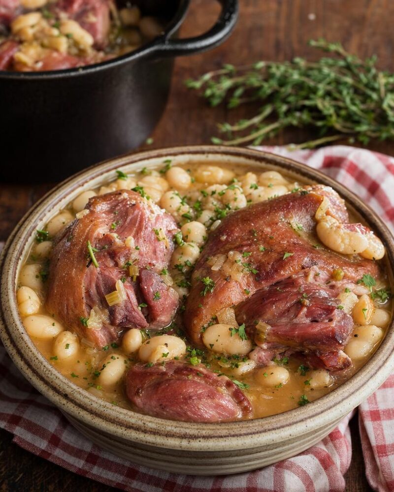 Ham hocks and beans