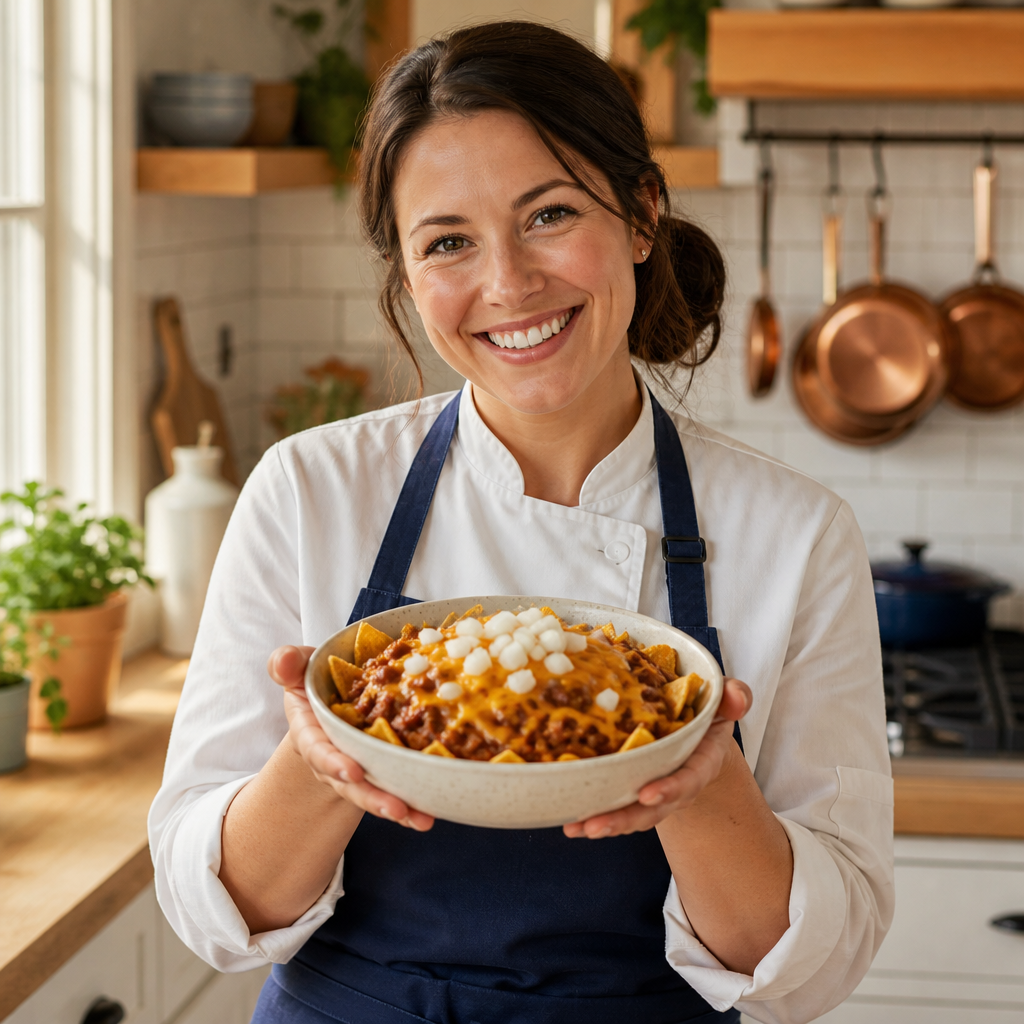 Chef Emily presents Frito Pie