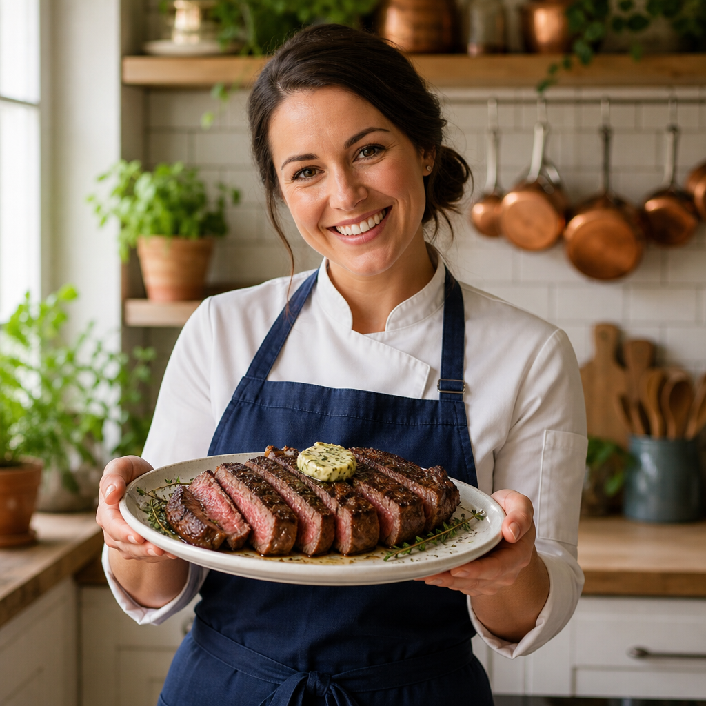 Chef Emily presents New York Strip Steak