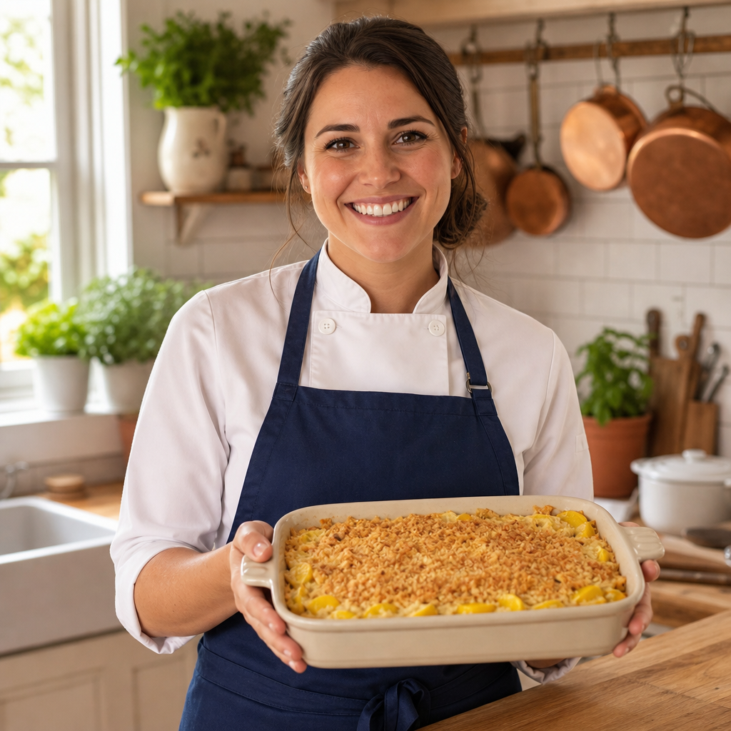 Chef Emily presents Texas Squash Casserole