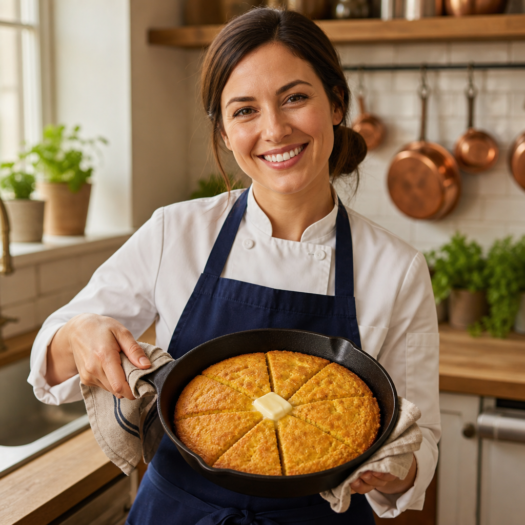 Chef Emily presents Texas Style Cornbread