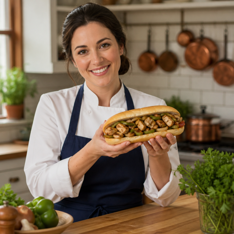 Spiedie Sandwich by Chef Emily