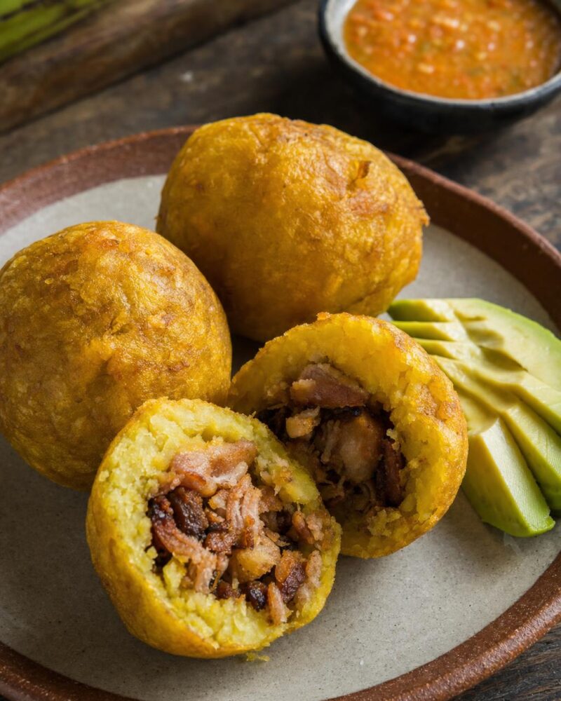 Bolón de Verde - Fried Green Plantain Balls
