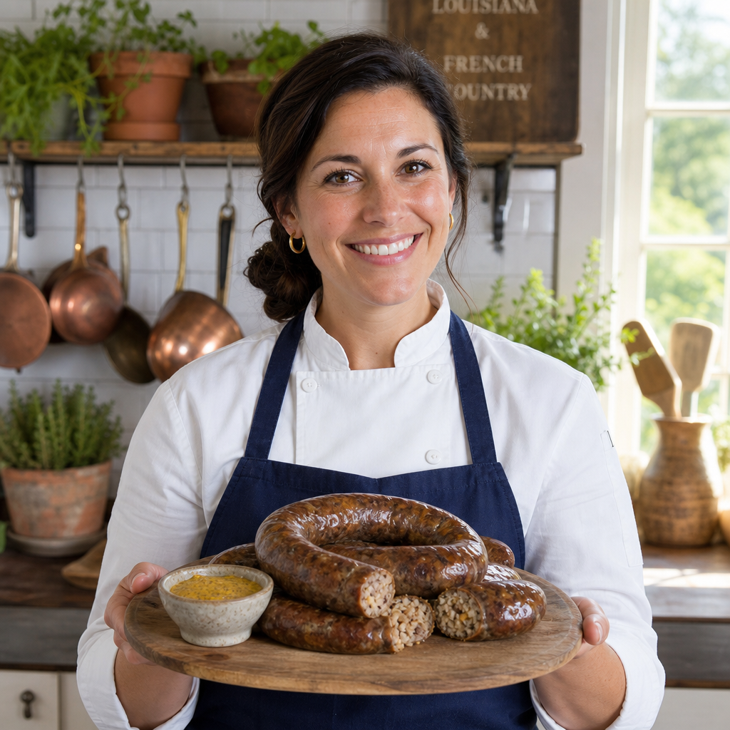Chef Emily presents Boudin