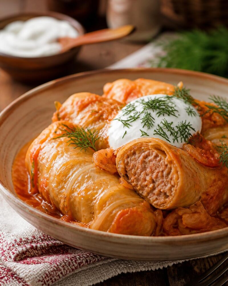 Cabbage Rolls Hongrois