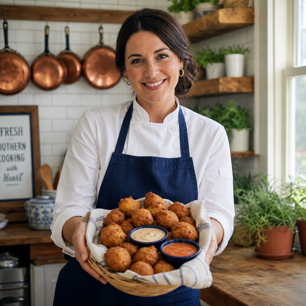 Chef Emily presents Cajun Popcorn Shrimp