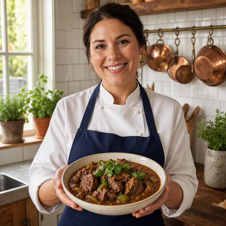 Carne guisada (bœuf mijoté) by Chef Emily