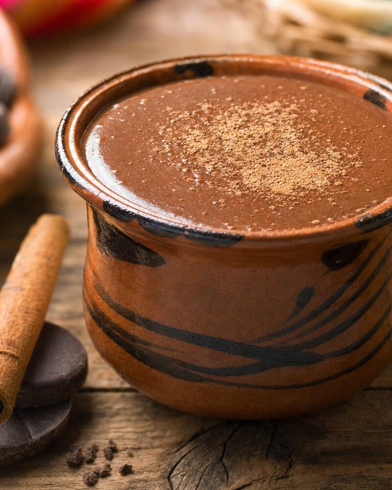 Oaxacan champurrado chocolate atole