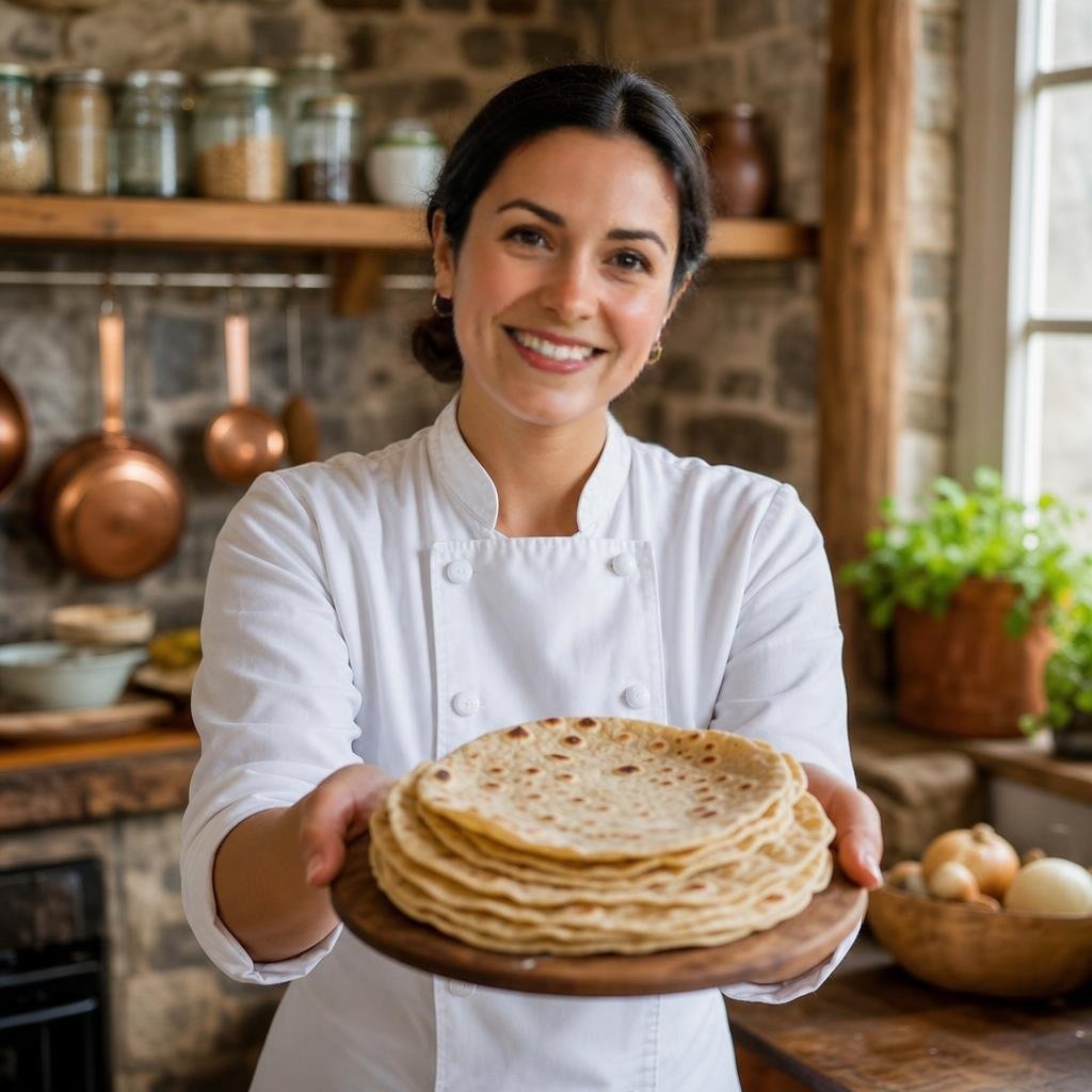 Chef Emily presents Chapati (Layered Pan-Fried Flatbread)