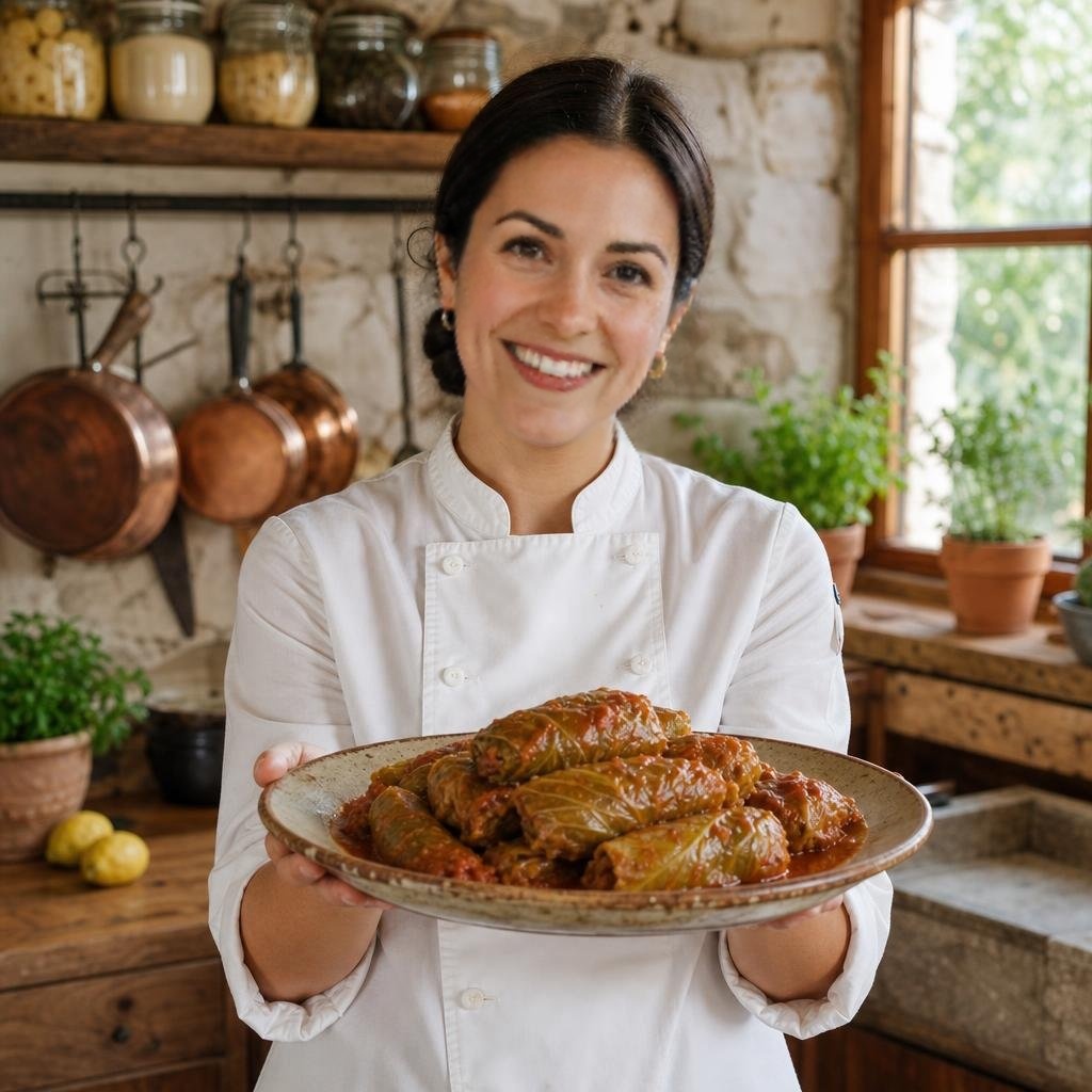 Chef Emily presents Malfouf Mahshi (Stuffed Cabbage Rolls)