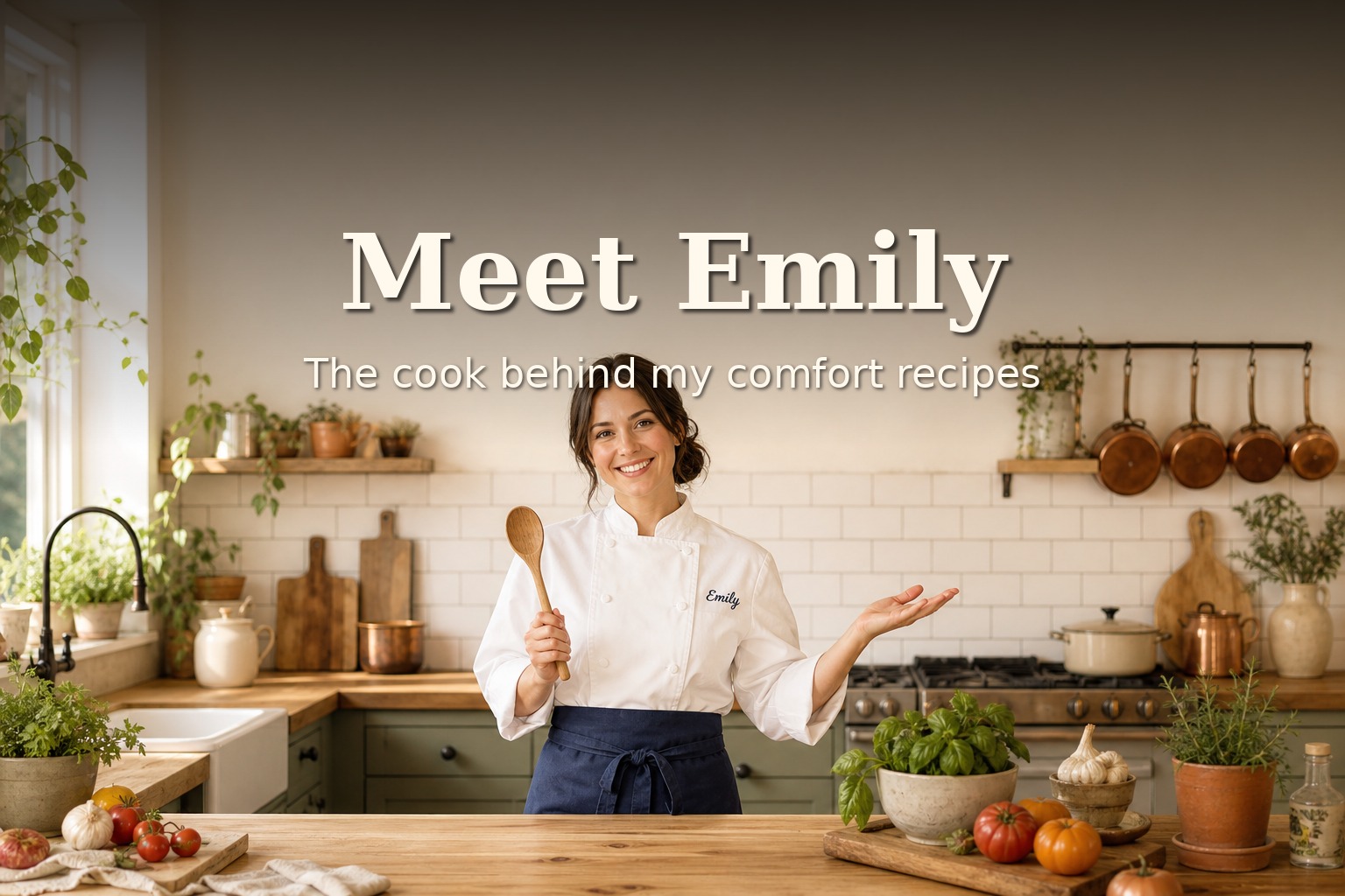 Meet Emily - the cook behind My Comfort Recipes