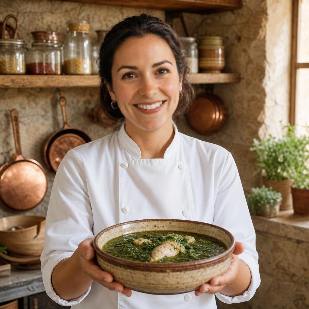 Chef Emily presents Molokhia (Jute Leaf Soup)
