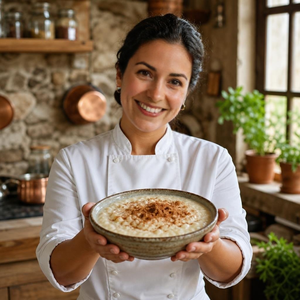 Chef Emily presents Roz Bel Laban (Egyptian Rice Pudding)
