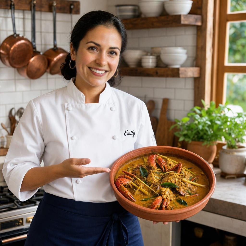 Chef Emily presents Sri Lankan Crab Curry
