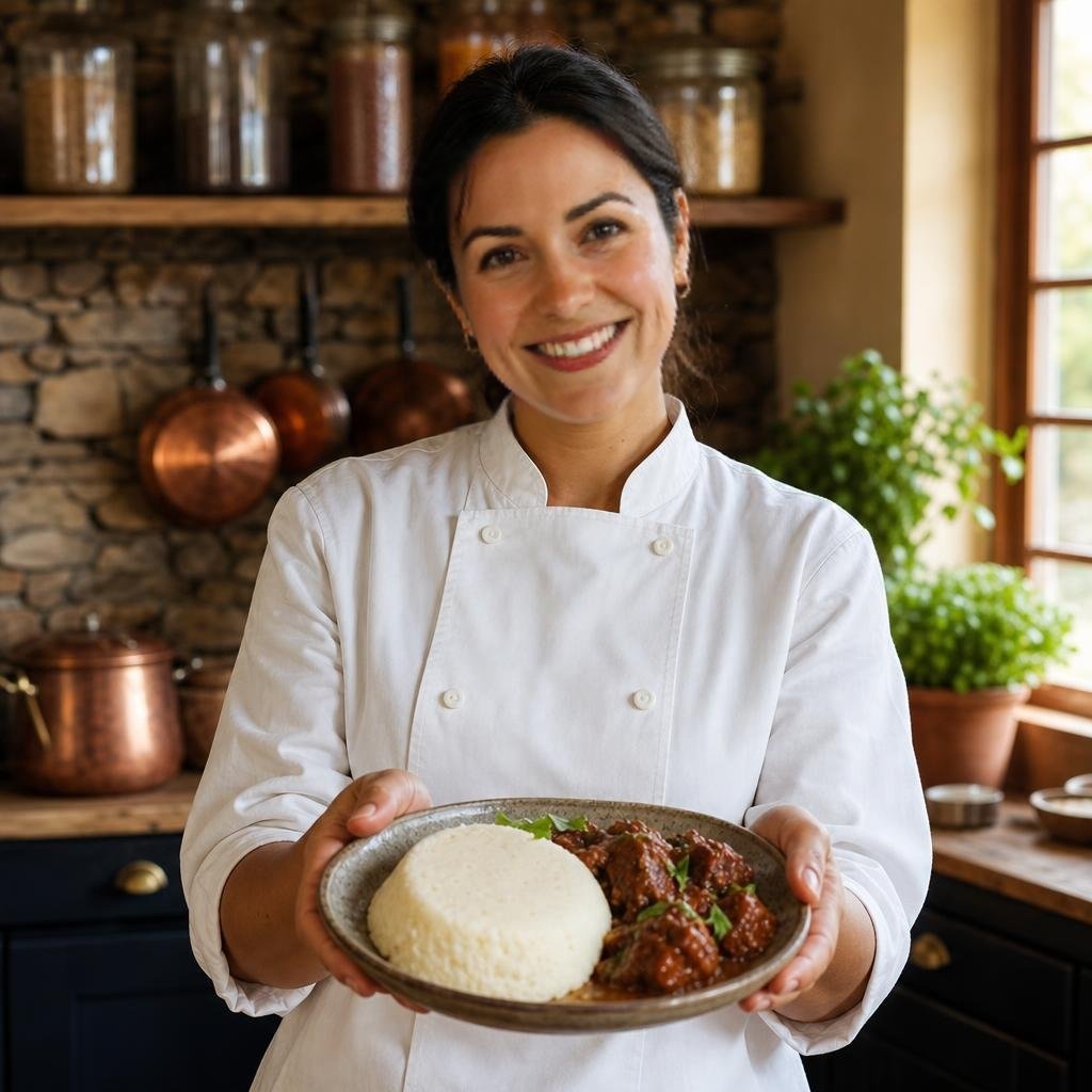 Chef Emily presents Ugali (Cornmeal Porridge)