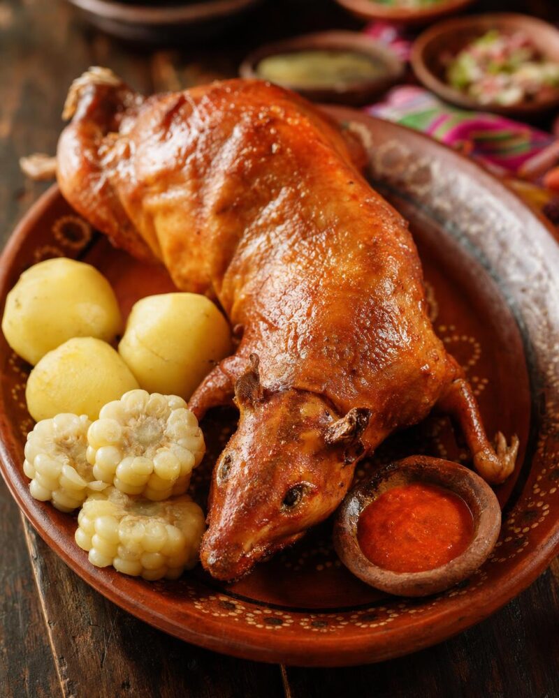 Cuy Asado - Roasted Guinea Pig, Andean Celebration