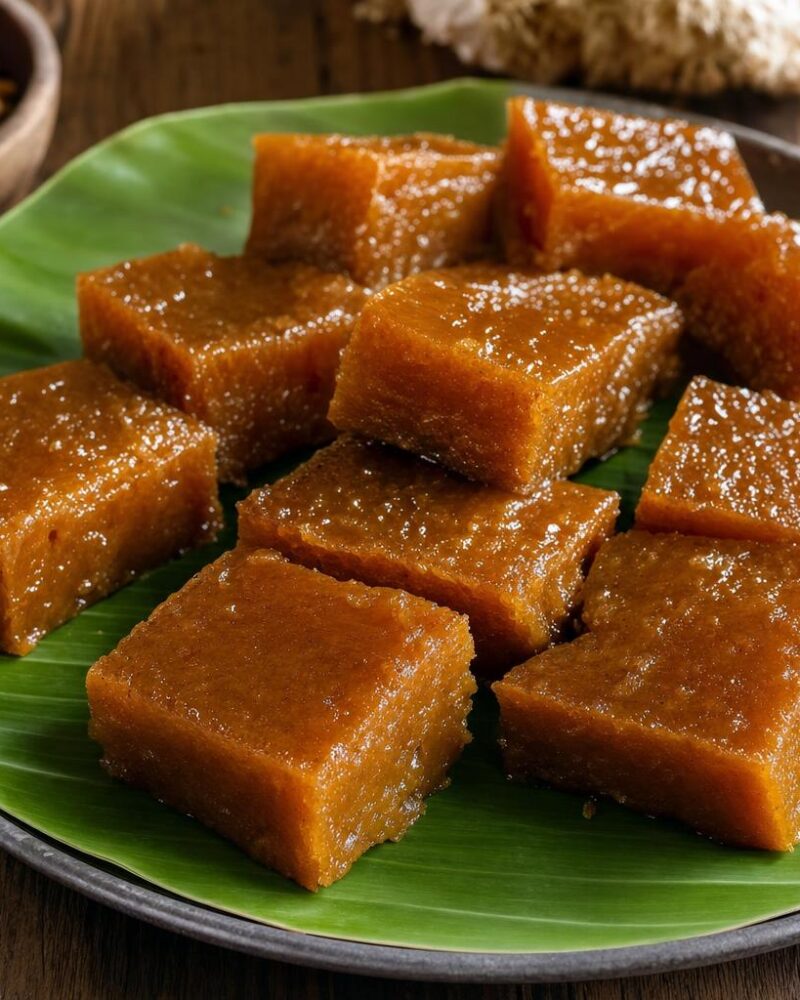 Dodol — Sri Lankan coconut jaggery pudding