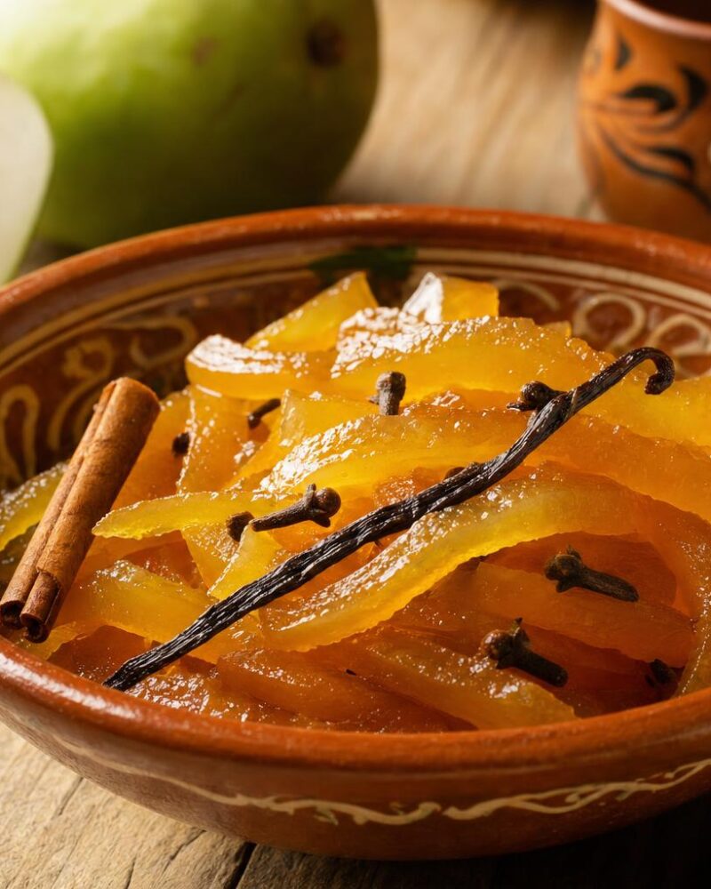 Dulce de Papaya Yucateca - traditional candied papaya dessert