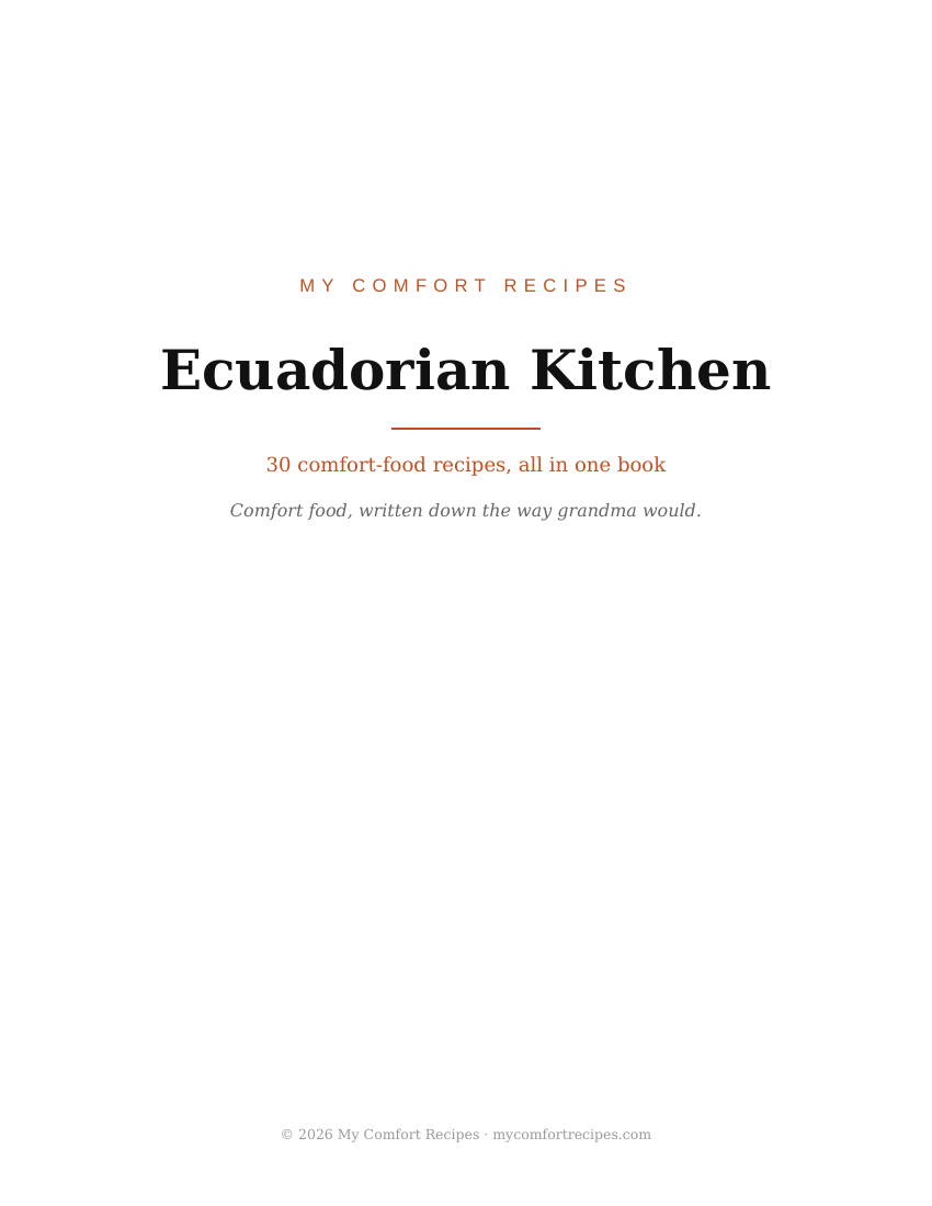 Ecuadorian Kitchen