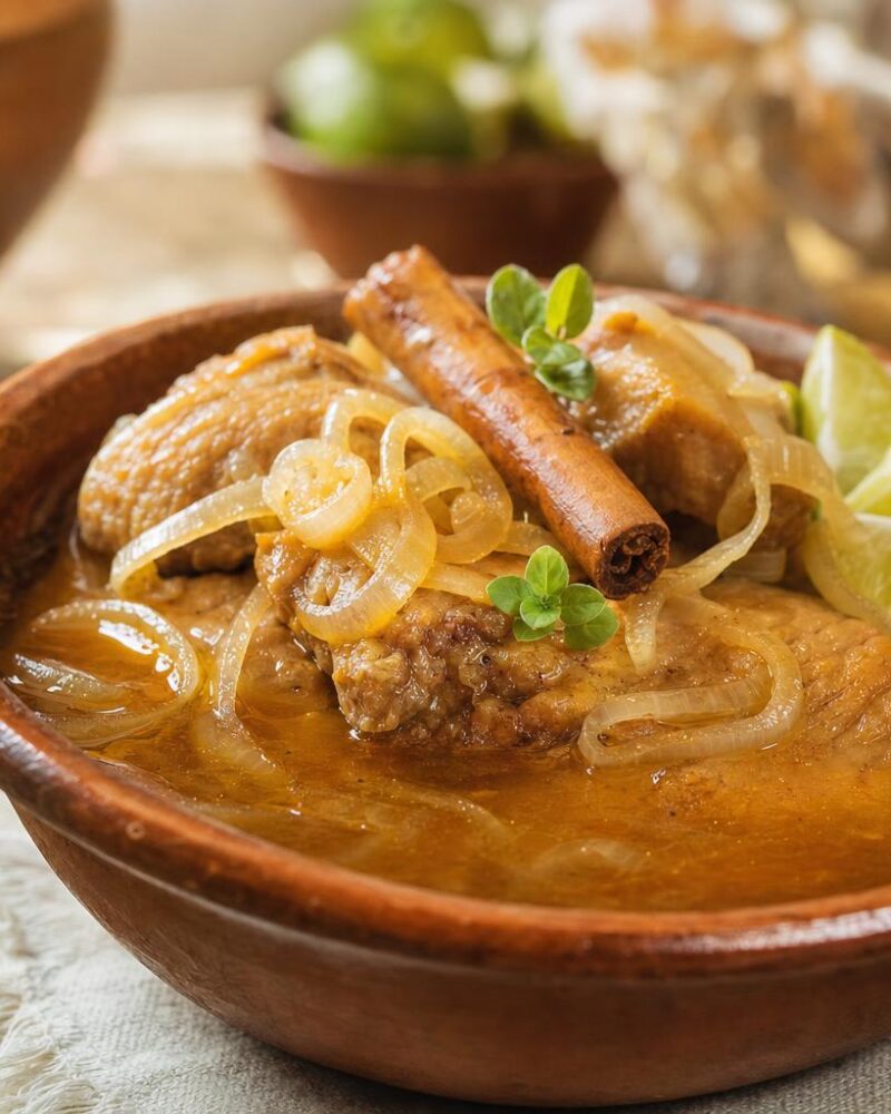 Escabeche de Pavo - Yucatecan escabeche turkey