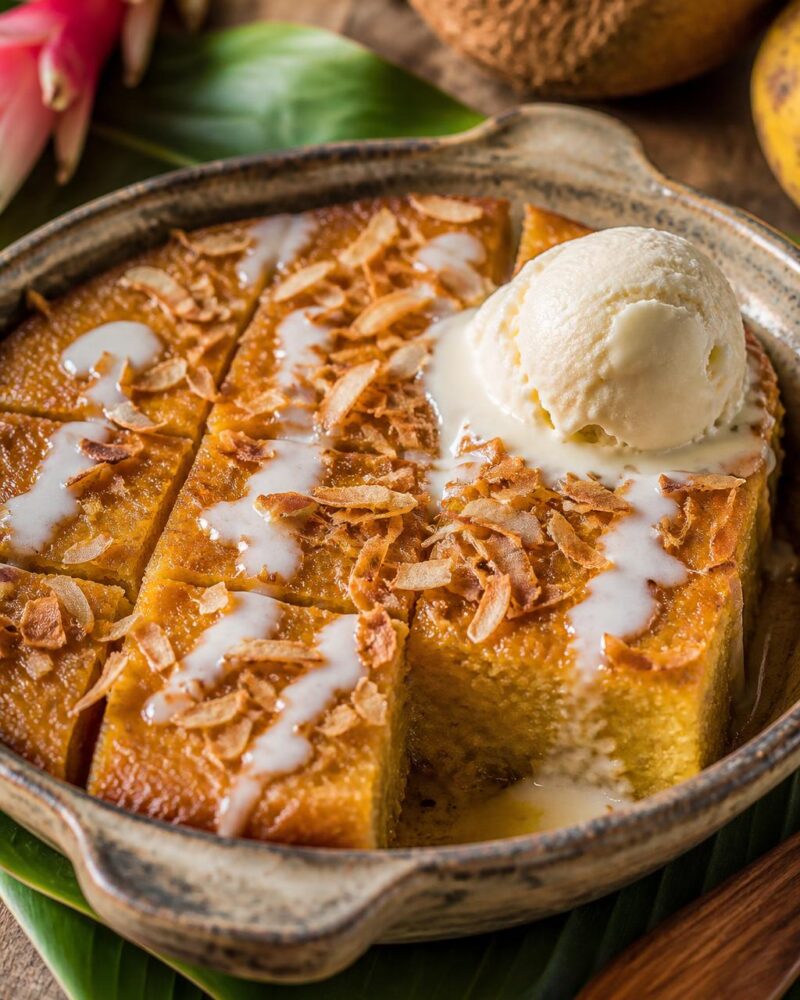 Fijian Sweet Potato Pudding
