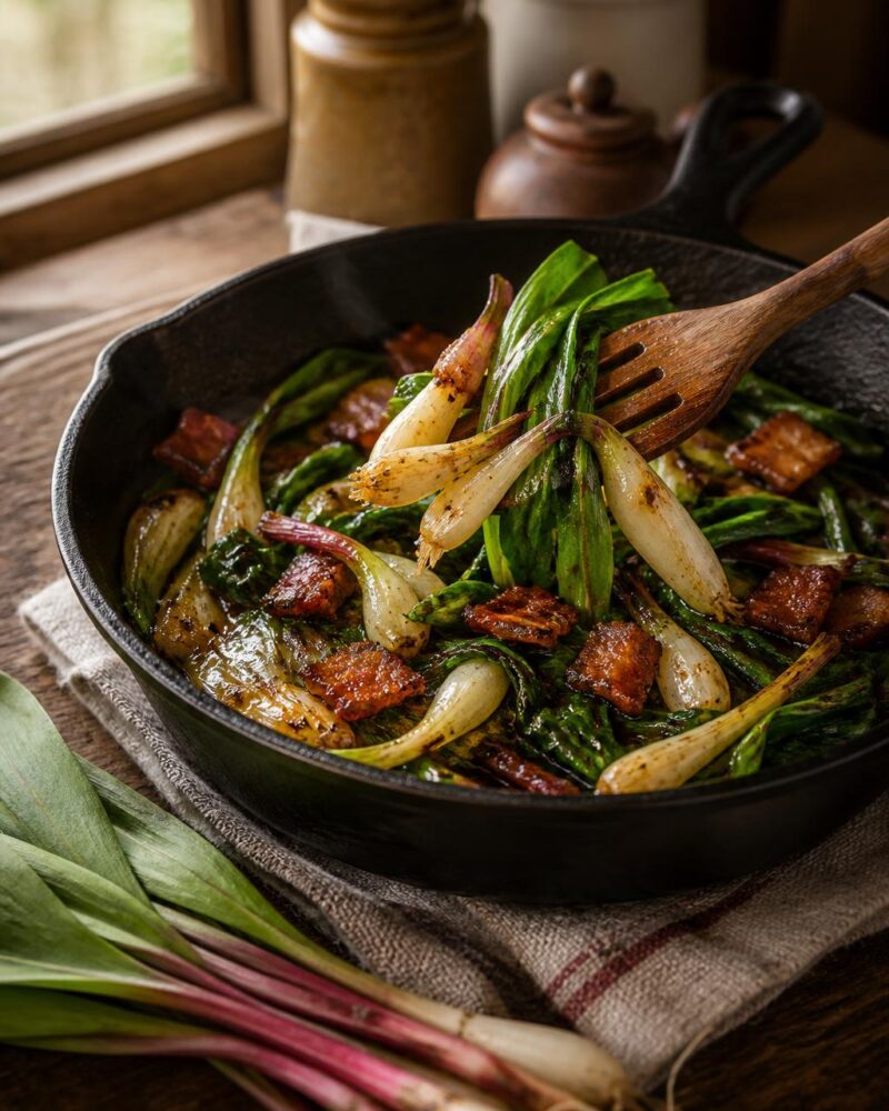 Fried Ramps