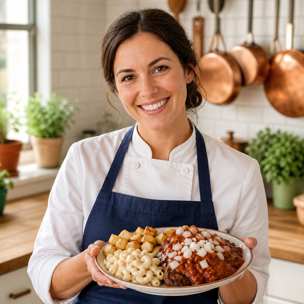 Chef Emily presents Garbage Plate