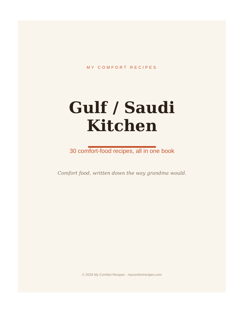 Gulf / Saudi Kitchen