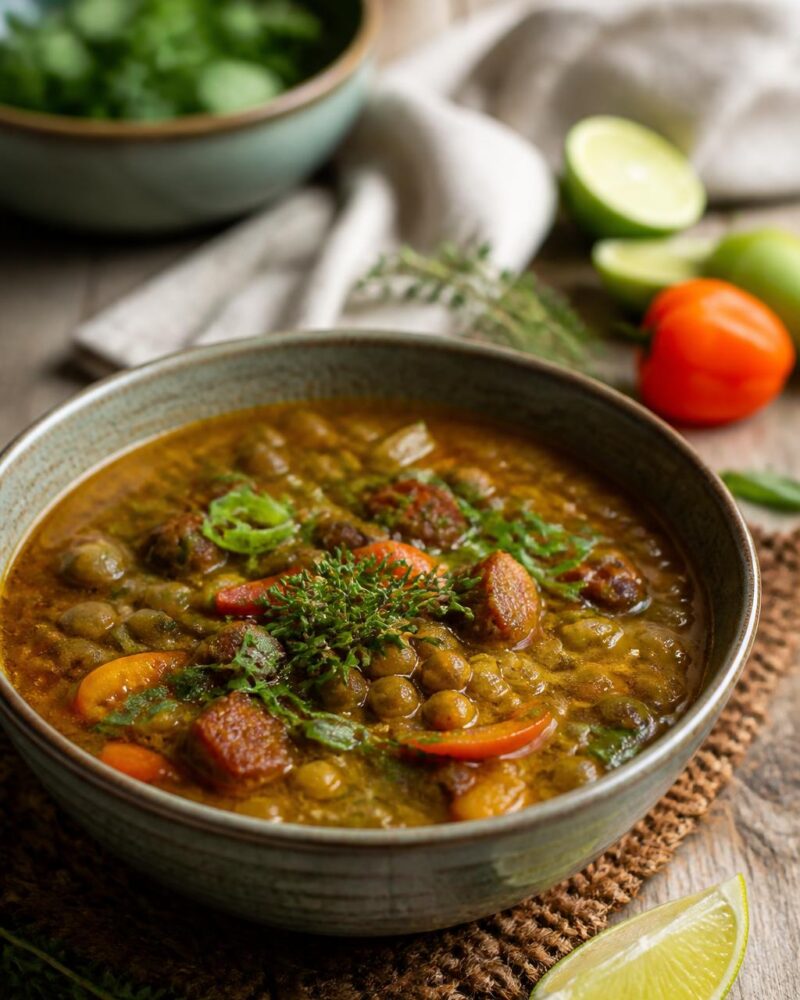 Gungo Peas Soup - Jamaïcain recipe