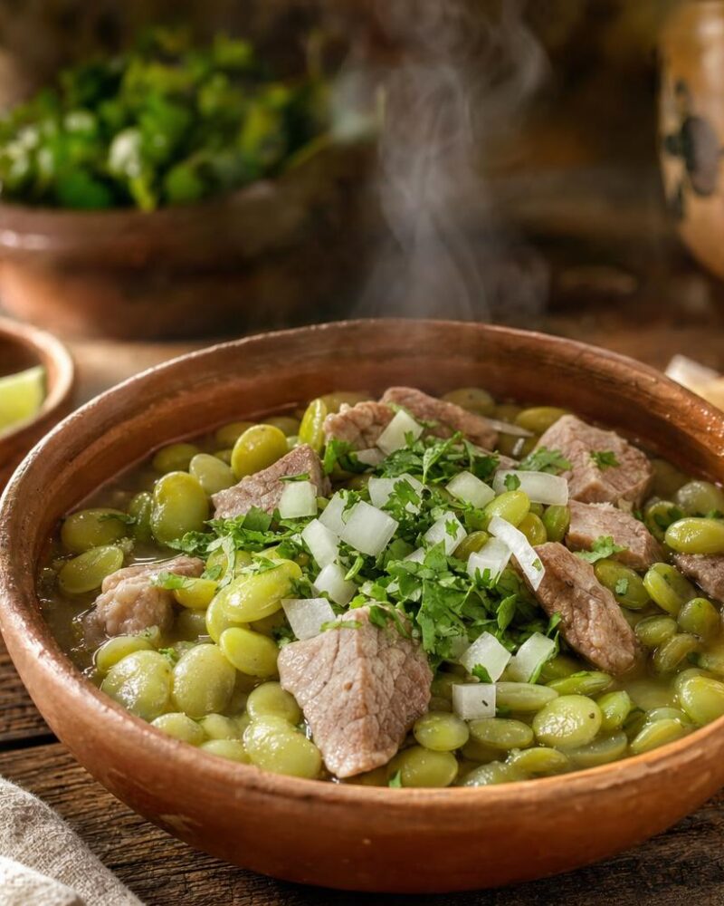 Ibes con Puerco - Yucatecan lima bean and pork stew