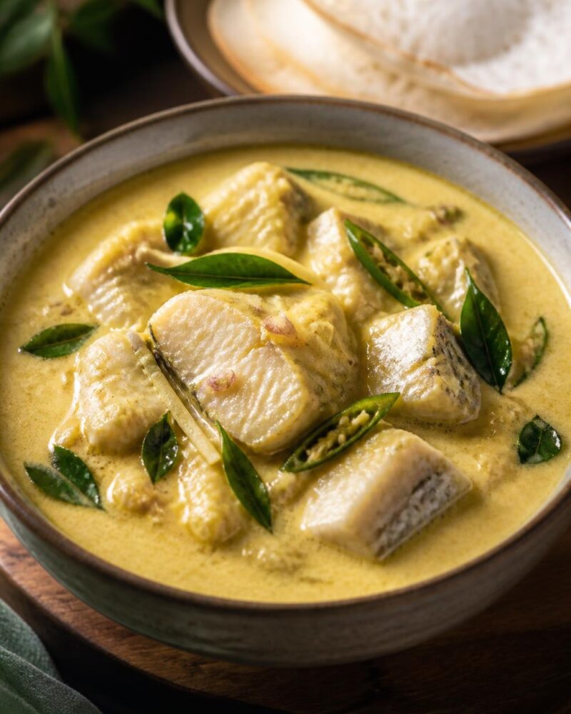 Kerala Fish Moilee - gentle fish stew in silky coconut milk