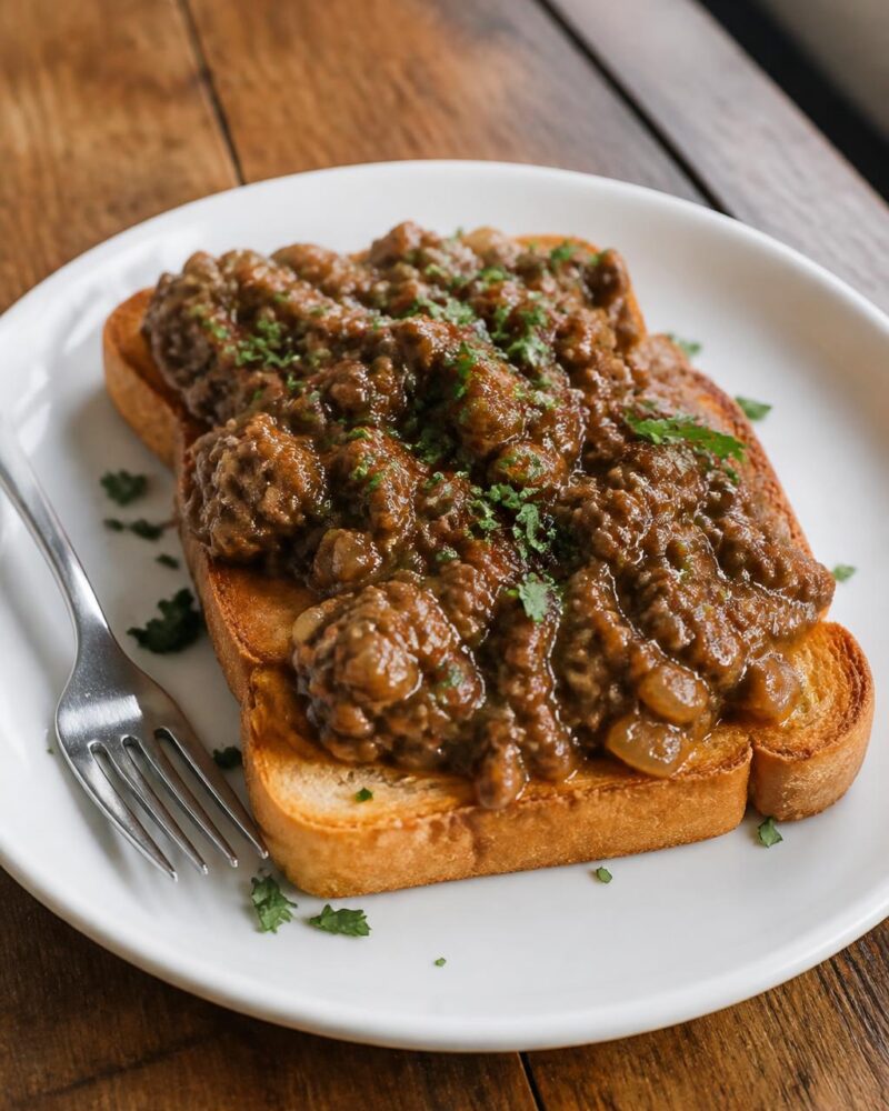 New Zealand Mince on Toast
