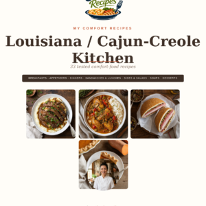 Louisiana / Cajun-Creole Kitchen (PDF Recipe Book)