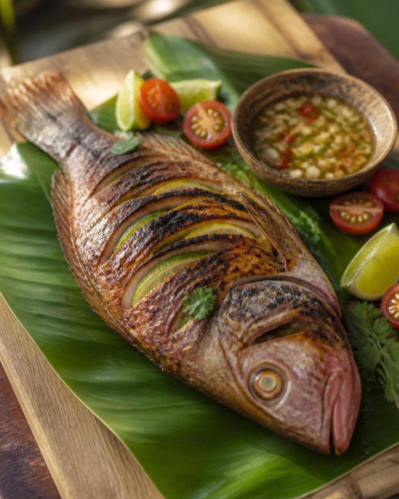 Grilled Whole Fish with Citrus