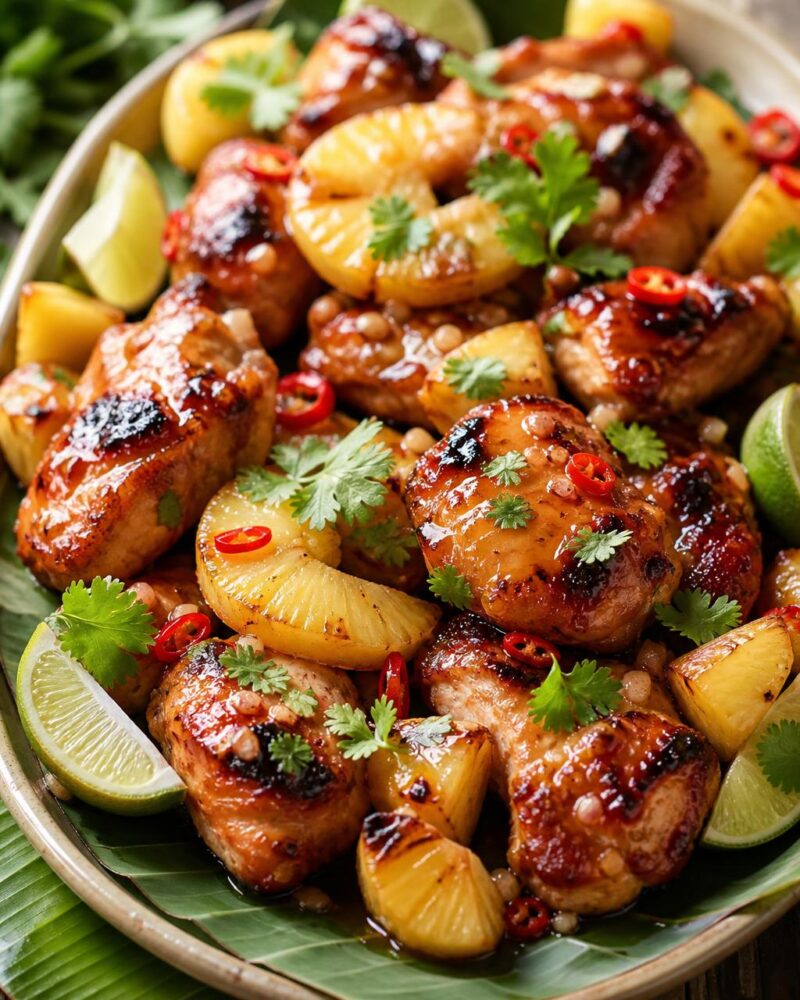 Pineapple-Glazed Chicken