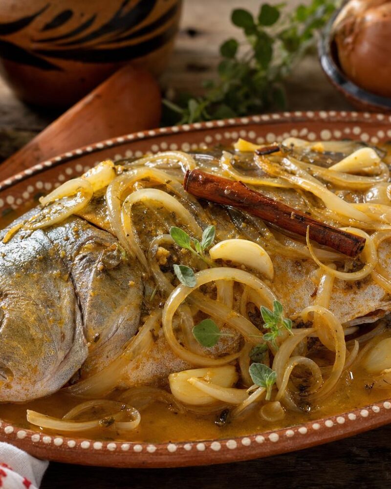 Pámpano en Escabeche - Yucatecan pickled pompano