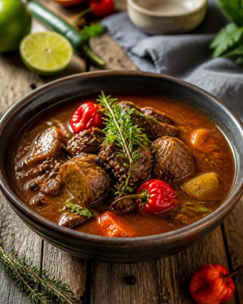 Pepper Pot Soup - Jamaïcain recipe