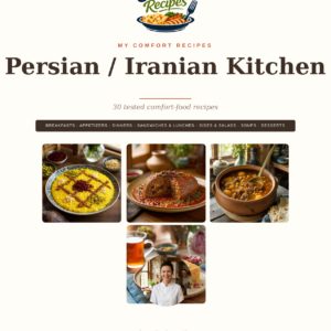 Persian / Iranian Kitchen (PDF Recipe Book)