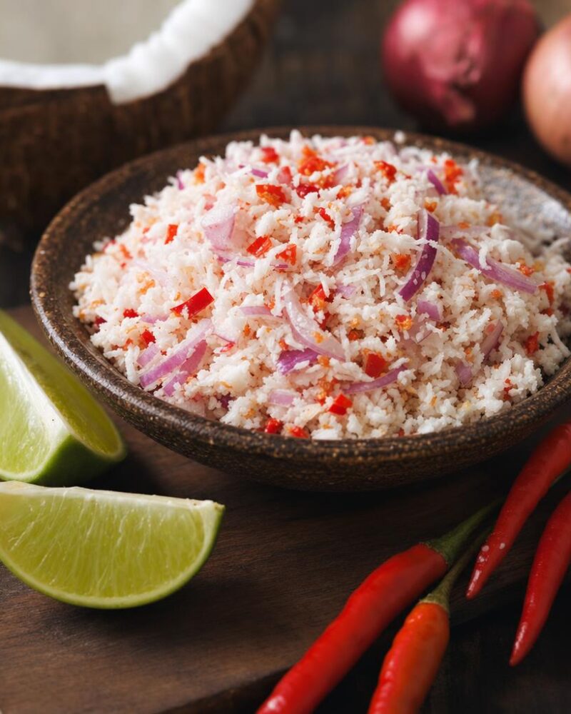 Pol Sambol — Sri Lankan coconut relish