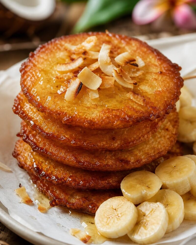 Samoan Panikeke (Fried Coconut Pancakes)