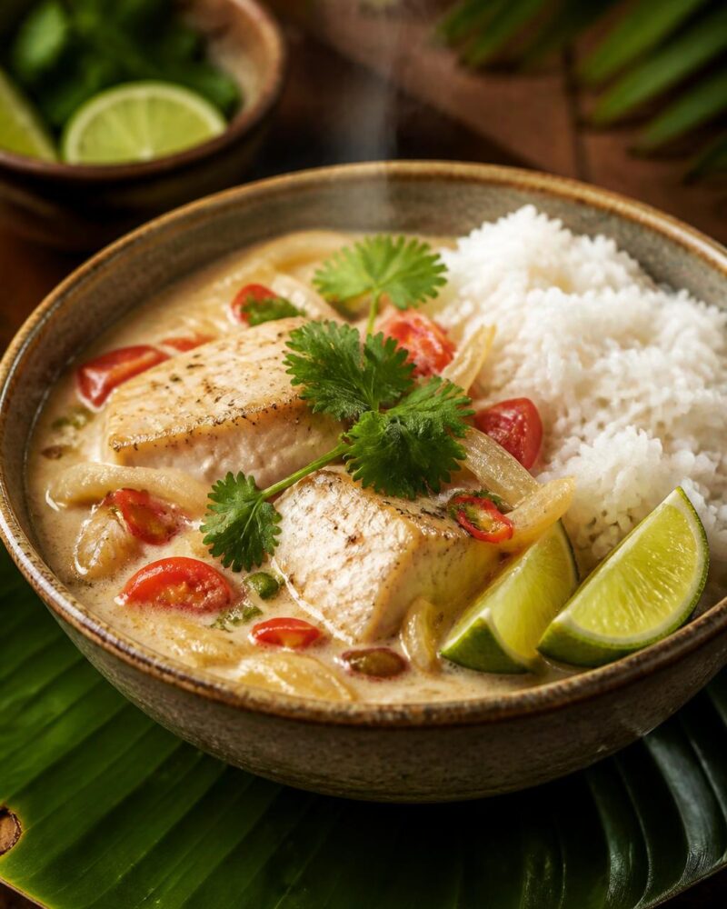 Tahitian Mahi Mahi in Coconut Cream