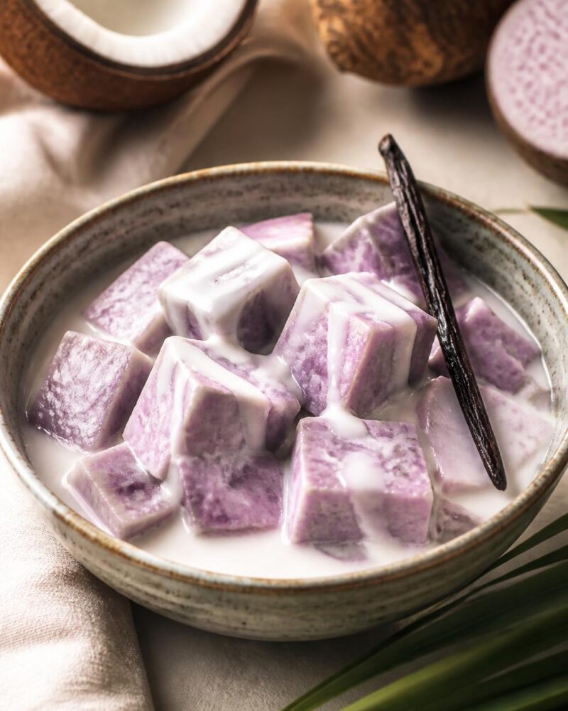 Tahitian Taro in Coconut Cream