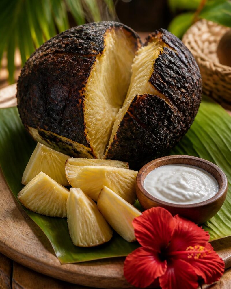 Tahitian Roasted Breadfruit (Uru 'Ai)
