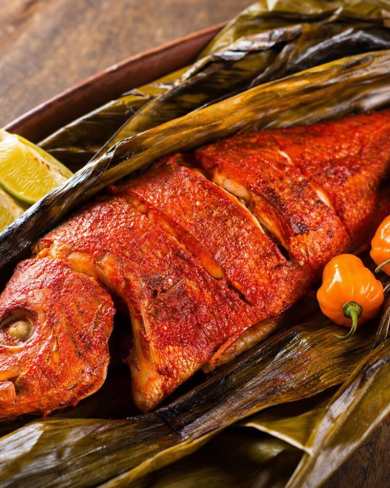 Yucatecan tikin xic achiote grilled fish
