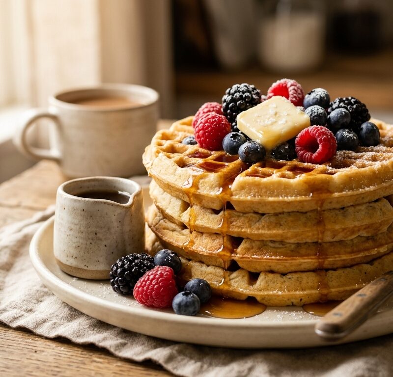 Fluffy Buttermilk Waffles