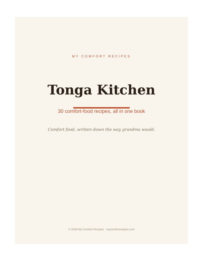 Tonga Kitchen
