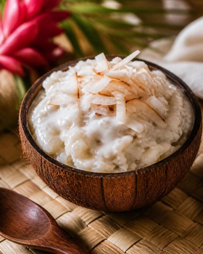 Tongan Coconut Rice (Raisi Lolo)