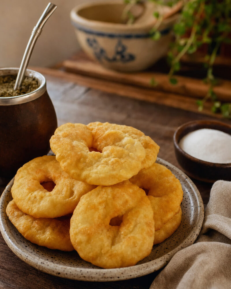 Tortas Fritas con Mate