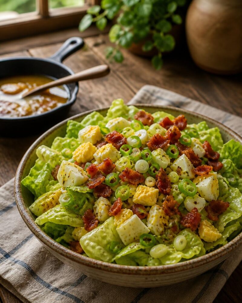 Wilted Lettuce Salad